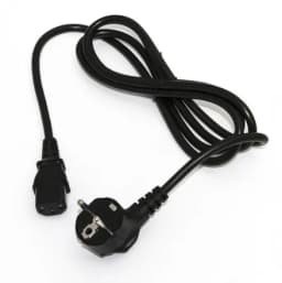 Кабель питания компьютера Hyperline PWC-IEC13-SHM-0.5-BK (Schuko+C13) (3x0.75)