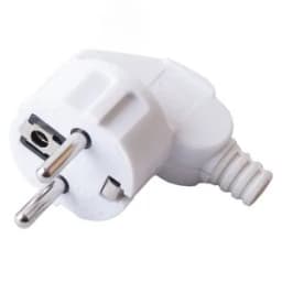 Вилка угловая с/з, белый,