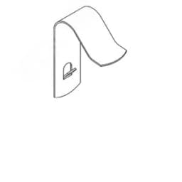 Фиксатор клипса DСL (уп=96шт) Вергокан Россия