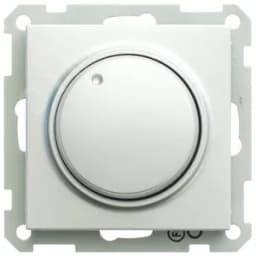 W59 светорегулятор (диммер) поворотный 400Вт 230В механизм МАТОВЫЙ ХРОМ