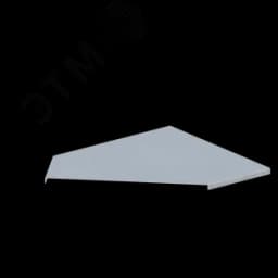 Крышка лотка монтажного углового 45 горизонтального ЛР45Г.400.15.487.1,2.2