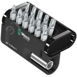 Набор бит с битодержателем Bit-Check 12 Metal 1 для работ по металлу 12 предметов