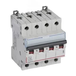 Выключатель автоматический четырехполюсный 50А C DX3 6кА