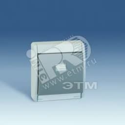 Рамка с клавишей, с окном подсветки, S44A, серый