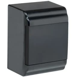 PRIME Корпус пластиковый ЩРН-П-4 черный IP41 IEK (MKP13-N-01-04-41-K02)