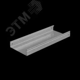 Лоток неперф. 50х200х0,7 L2000 мм Стандарт ПЛЮС INOX304 КМ-профиль