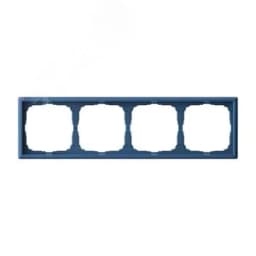 ARTGALLERY рамка 4-постовая, универсальная, аквамарин Systeme Electric