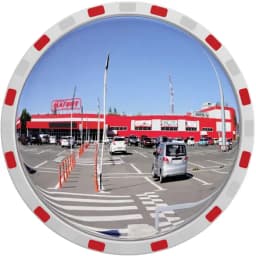 Зеркало дорожное со световозвращающей окантовкой d-600 мм Китай