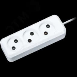 Удлинитель Navigator 71 449 NPE-S1-03-300-X-2x0.75 без заземления 3 гн. 3м 6А ПВС 2х0.75