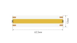 Лента светодиодная 5 в 1 COB 560 LEDм 16 Втм 24В IP20 Цвет RGBWC SWGCOB5602416RGBWC