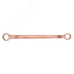 Ключ накидной двусторонний 41х46 омедненный Hortz