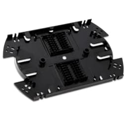 Сплайс-кассета оптическая для боксов FO-19R (аналог КУ-01) Hyperline FO-SPL01-HLD-BK