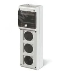 Корпус 6 модулей 3 поста с основанием 70х87мм