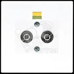 Розетка штепсельная для выравнивания потенциалов  белая