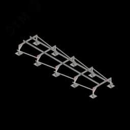 Опорная конструкция для установки оборудования TECHNORAPTOR STEELFOOT 1200х5000 тип 1 HD КМ-профиль