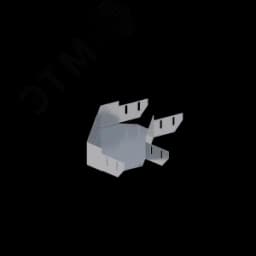 Лоток монтажный угловой 90 горизонтальный ЛУ90Г.150.50.378.1,5.1 СОЭМИ