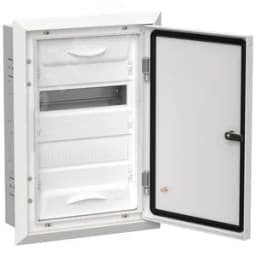 TITAN 5 Корпус металлический ЩРв-24 (1х24) 505х365х130мм IP31 белый (одна дверь)