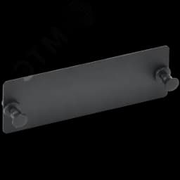 Планка глухая черная ITK