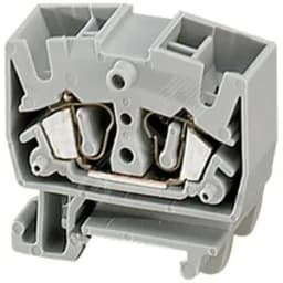 МИНИ КЛЕММНИК ПРУЖ,15MM DIN,ПРОХОД, 4ТЧК, 2,5ММ?,СИНИЙ