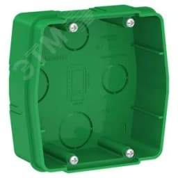 BLANCA скрытой установки коробка монтажная д/силовых розеток, зеленый