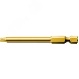 Бита 867/4 Z TORX HF c функцией фиксации крепежа вязкая твердость хвостовик 1/4 E 6.3 TX 15X89 мм WERA