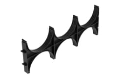 Кластер для двустенных труб d63 мм, тройной, двухсторонний Промрукав (154 шт/кор)