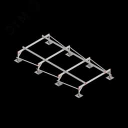 Опорная конструкция для установки оборудования TECHNORAPTOR STEELFOOT 2000х4000 HD КМ-профиль