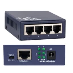 Коммутатор Hi-tech vision HTV-POE3004 4-х портовый PoE 10/100 Mbps + 1 Uplink