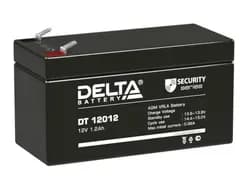 Аккумуляторная батарея 12-1,2 (12В, 1,2Ач) Delta DT 12012