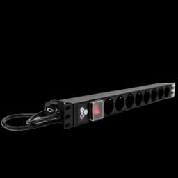 Блок розеток 19 PDU, 8 розеток, 16 A, выключатель,SYSMATRIX PD 19.08SCH-IS-1.16-1.8.2