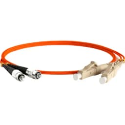 Патч-корд волоконно-оптический (шнур) Hyperline FC-D2-50-FC/PR-LC/PR-H-10M-LSZH-OR