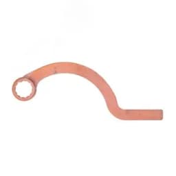 Ключ накидной серповидный 50 омедненный Hortz