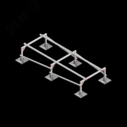 Опорная конструкция для установки оборудования TECHNORAPTOR STEELFOOT 1000х2500 HD КМ-профиль