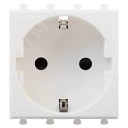 Avanti Розетка "Белое облако", 2P+E, с защитными шторками, 2 модульная