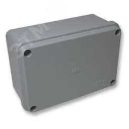 Коробка распаячная 120х80х50,без вводов, для открытой проводки, серый