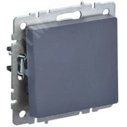 BRITE Выключатель одноклавишный самовозвратный 10А ВС10-1-4-БрМ маренго IEK