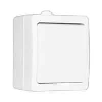 Переключатель проходной 1-кл. ОП Аллегро 10А IP54 (еврослот) бел. UNIVersal 5563484