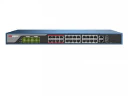 Неуправляемый PoE-коммутатор DS-3E0326P-E/M Hikvision 24 RJ45 100M PoE; 1 Uplink порт 1000М Ethernet