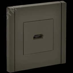 FORTE&PIANO Розетка HDMI FP340 серый IEK