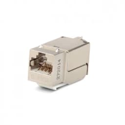 Вставка RJ-458P8C Hyperline KJNE-8P8C-C6-90-SH-F-WH