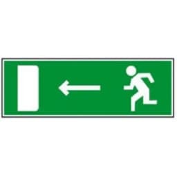 Надпись сменная для светового табло Молния "ЧЕЛОВЕК ВЛЕВО В ДВЕРЬ" Арсенал Безопасности