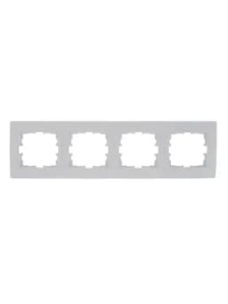 Рамка 4-м Karina горизонт. бел. LEZARD 707-0200-149
