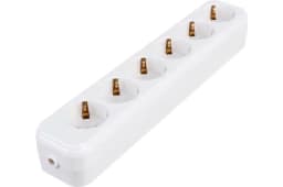 Колодка удлинителя 6-м с заземл. Lila LEZARD 720-0600-601