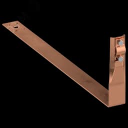 Держатель проводника круглого 6-10мм черепичная кровля L=380мм медь IEK