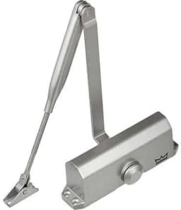 Доводчик TS77 EN3 с рычагом ФОП серебро