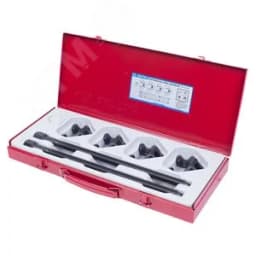 Набор для стяжки пружин амортизатора, 85-370 мм, кованые крюки, 6 предметов