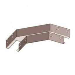 Лоток угловой перфорированный КГ 100х100-90 У3 поворот на 90, окрашенный, S1,0