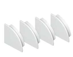 Заглушка для углового круглого алюминиевого профиля GP2100 комплект 4шт Ambrella Light GP8460