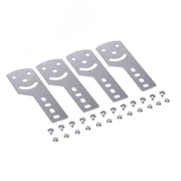 Пластина крепежная GSV H80 в комплекте с крепежными элементами, необходимыми для монтажа