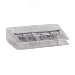 Клемма строительно-монтажная OptiKit СМК 2273-245 (с пастой) 5 отверстий 0,5-2,5 мм2